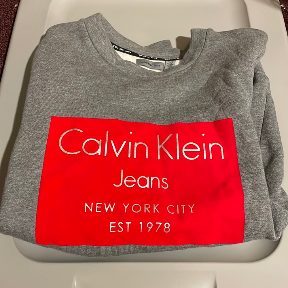 Calvin Klein Grey Crew Neck